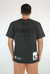 T-shirt DEUS EX MACHINA DMF231122A Biarritz Address - Antracite - Sergio Fabbri