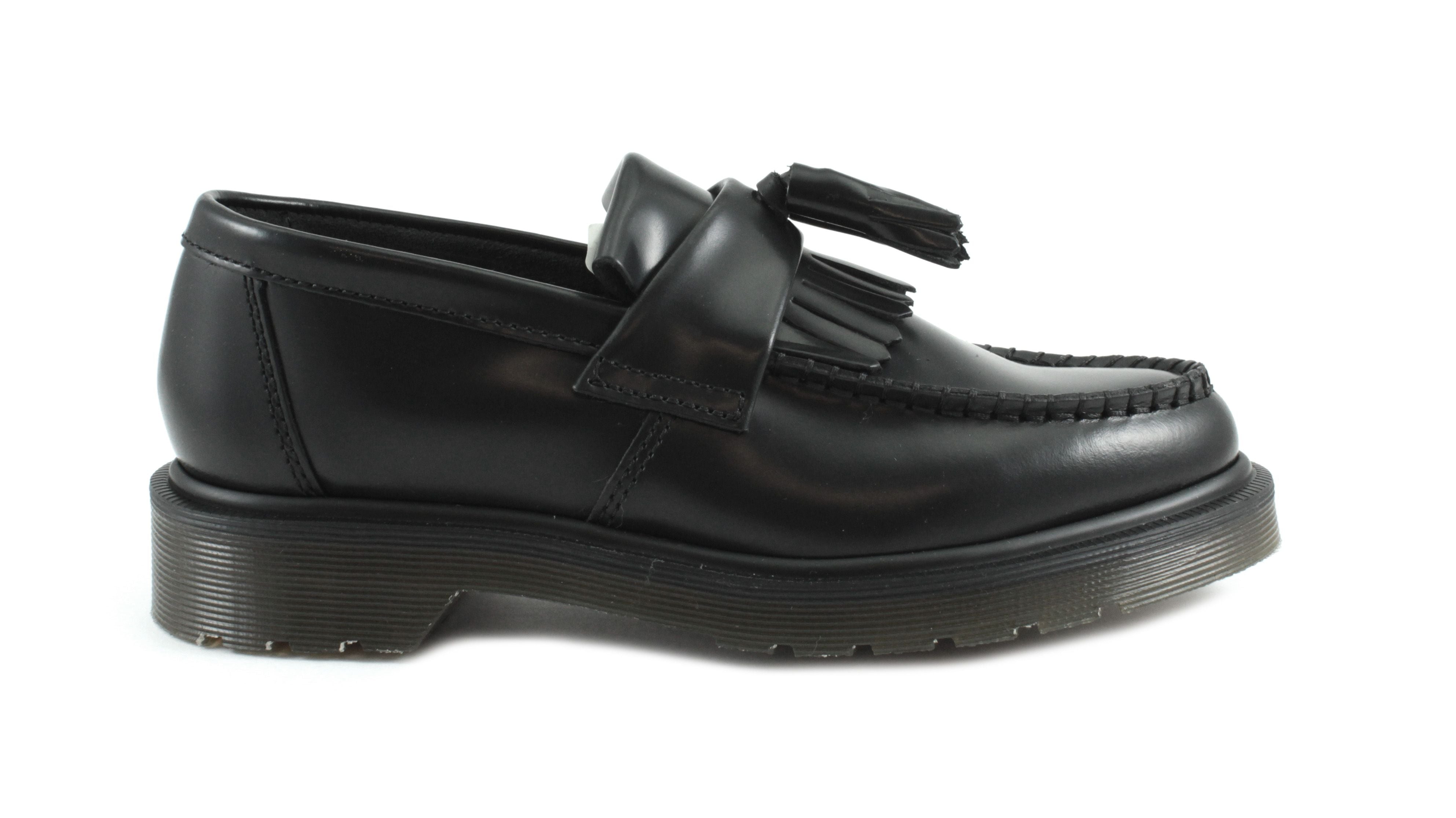 Mocassino DR MARTENS ADRIAN BLACK POLISHED SMOOTH 14573001 - Sergio Fabbri