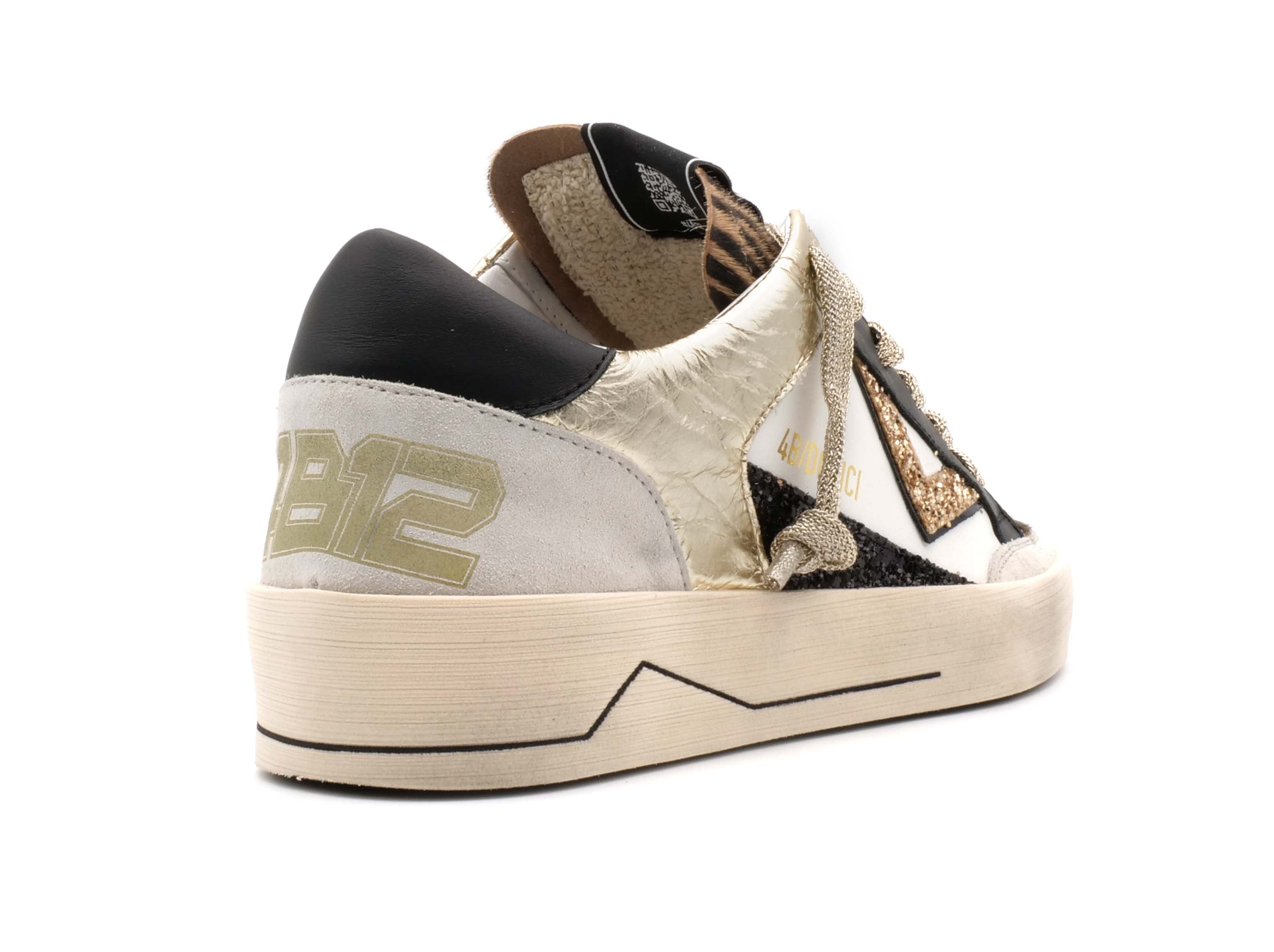 Sneaker 4B12 KYLE D848 - Zebrato/Nero - Sergio Fabbri