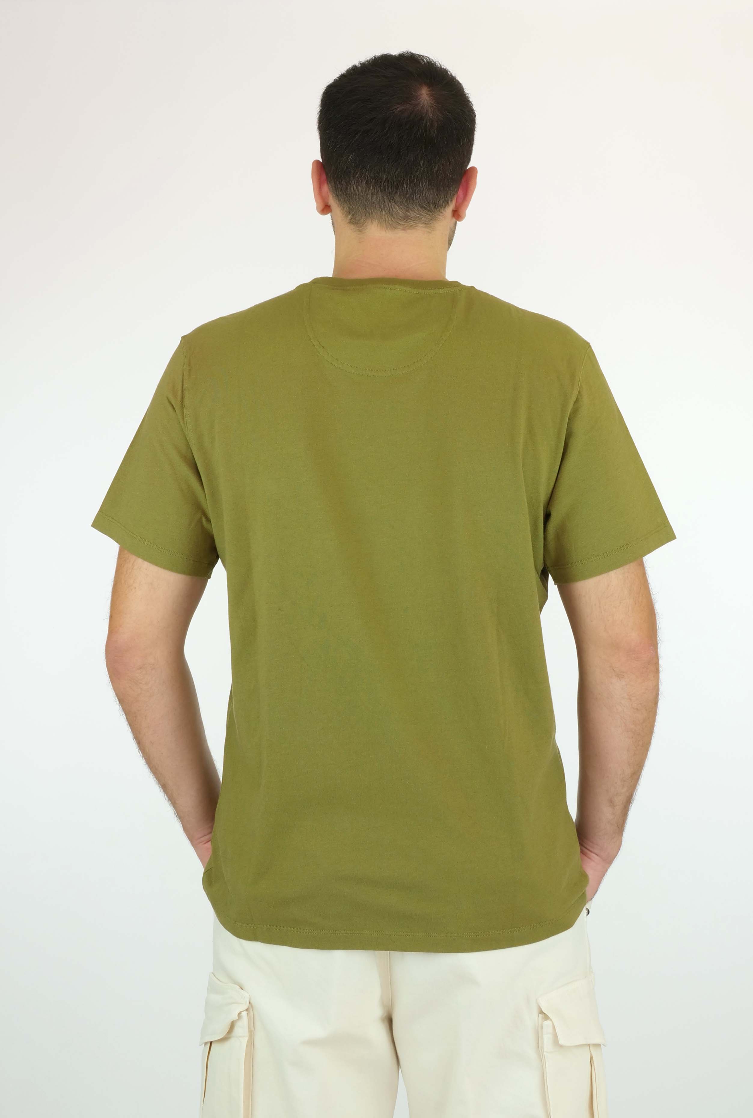 T-shirt BARBOUR MTS1210OL52 - Olive - Sergio Fabbri