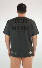 T-shirt DEUS EX MACHINA DMF231071A Milano Address - Antracite - Sergio Fabbri