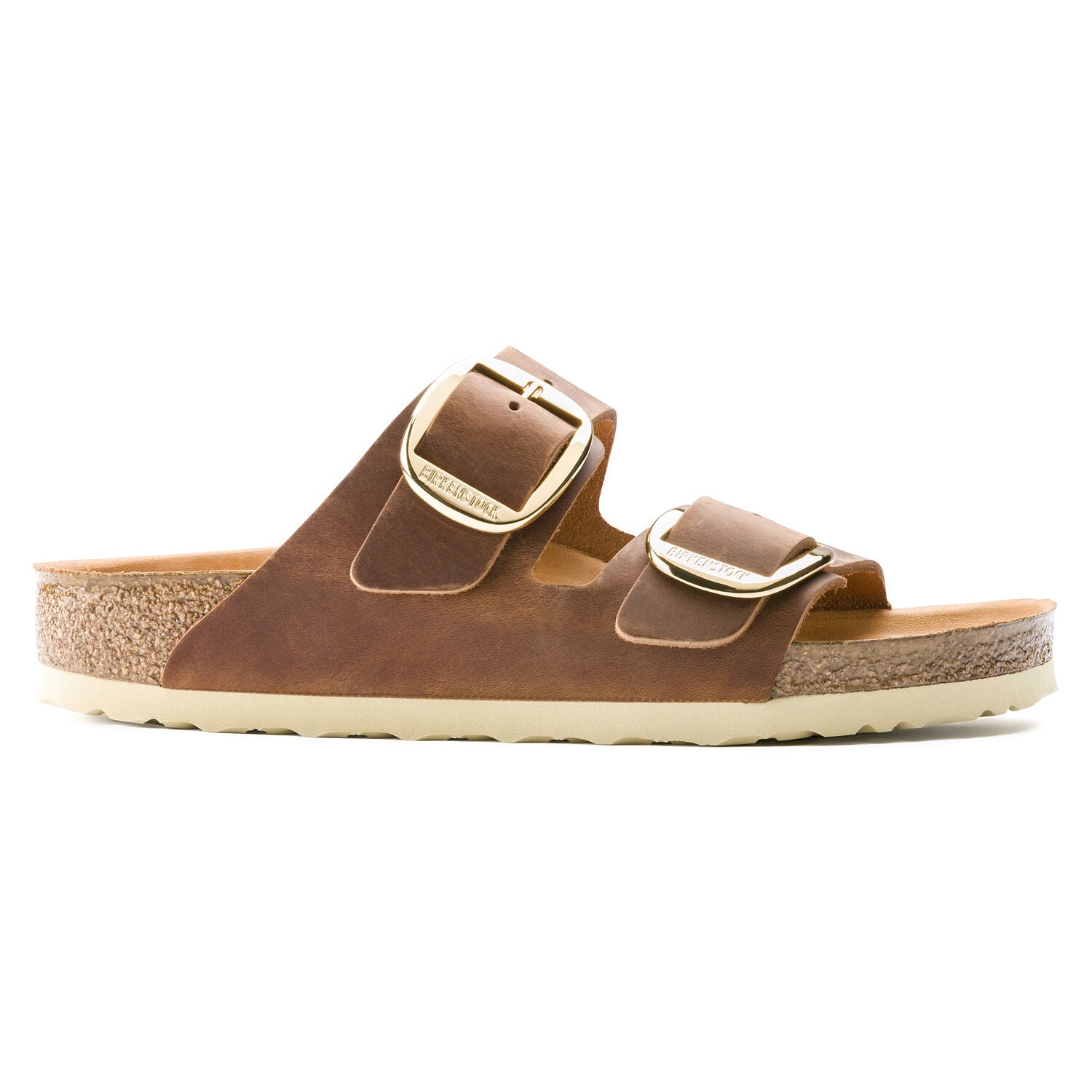 sekvens rolige dinosaurus Slipper BIRKENSTOCK ARIZONA Big Buckle Cognac 1011073 price online