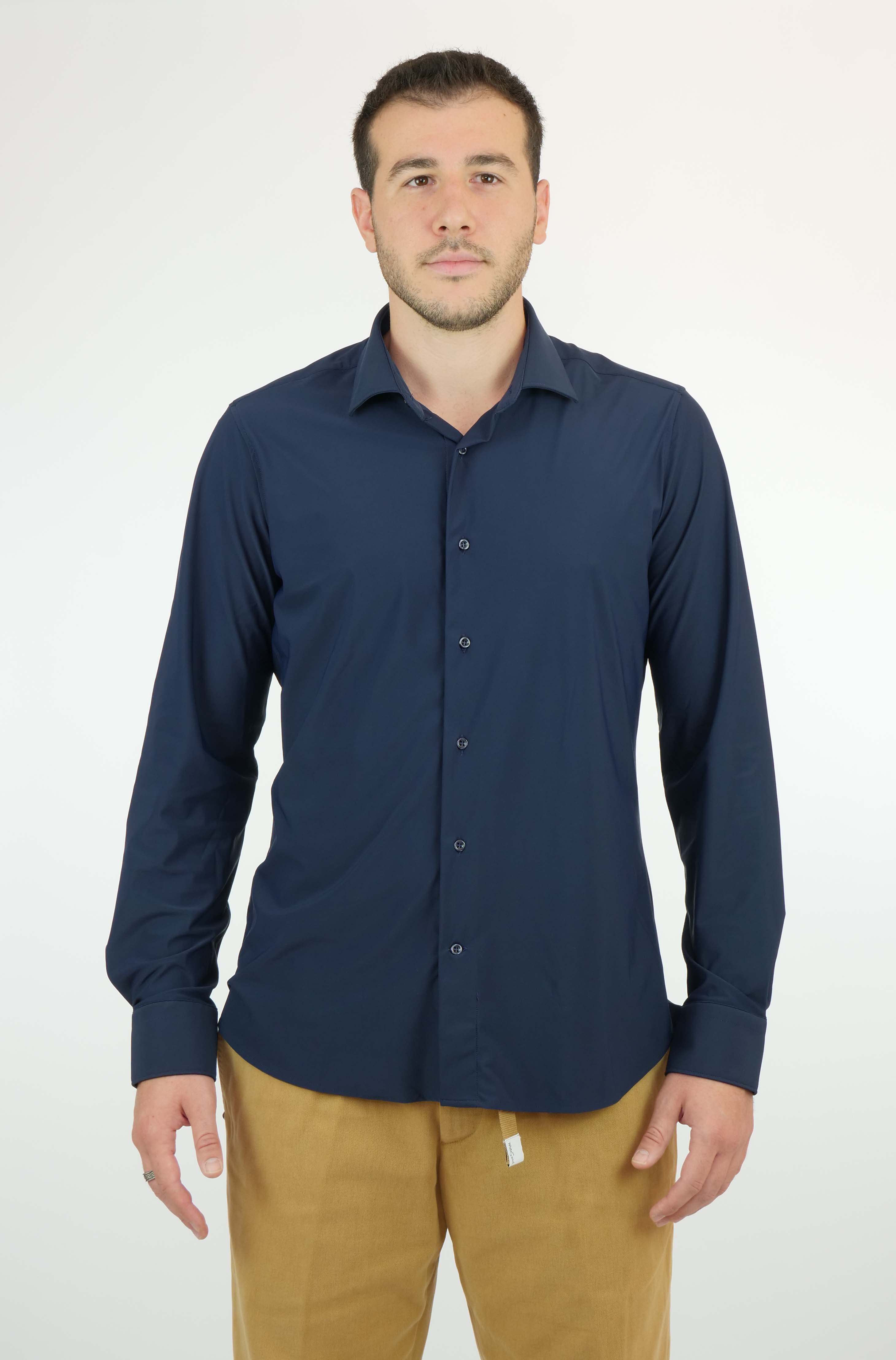 Camicia ROSSO MALASPINO Dirck 88 - 12 Blu scuro - Sergio Fabbri