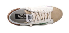 Sneaker 4B12 SUPRIME U07 - Bianco/Verde - Sergio Fabbri