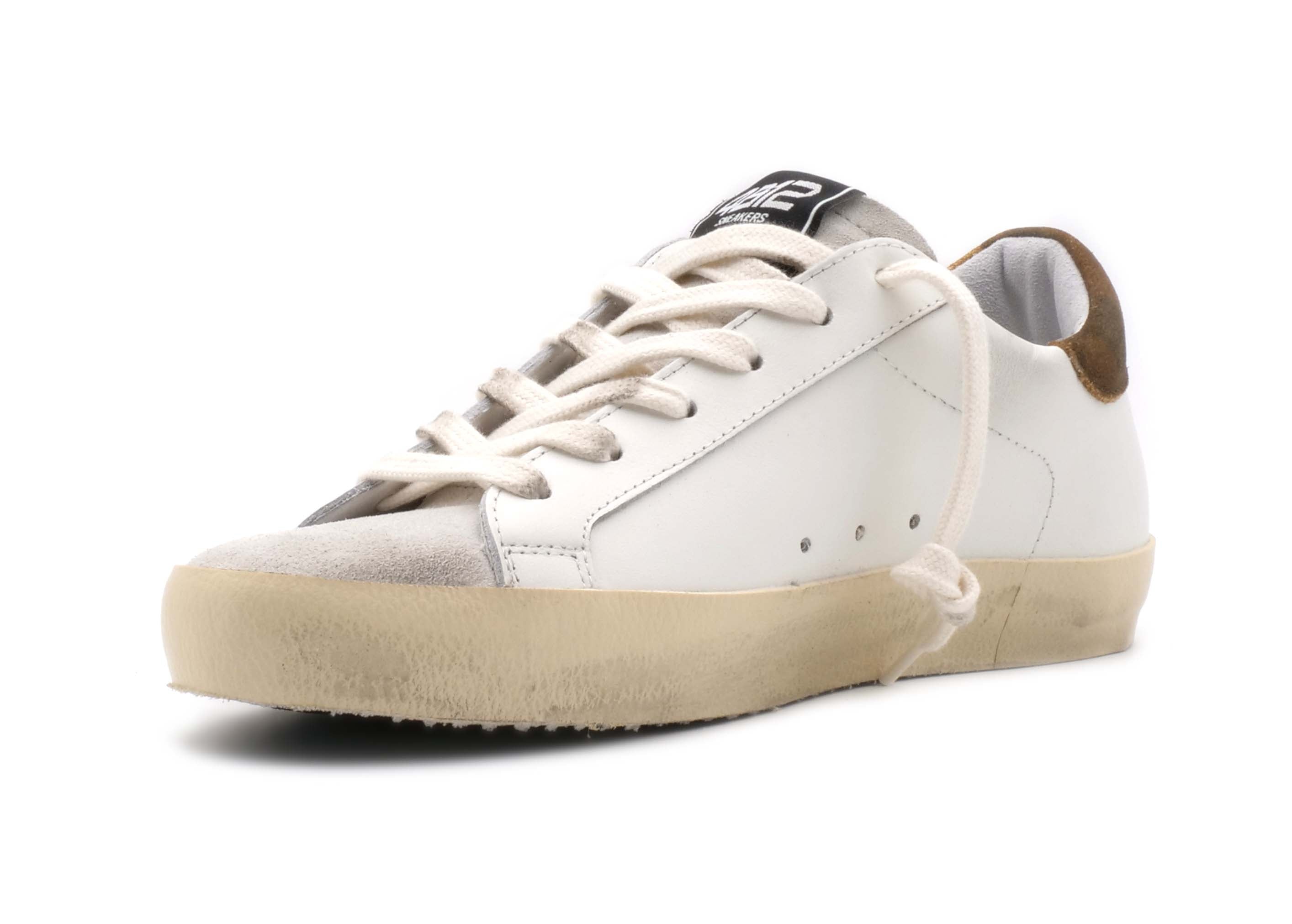 Sneaker 4B12 SUPRIME DBS110 - Bianco/Glitter - Sergio Fabbri
