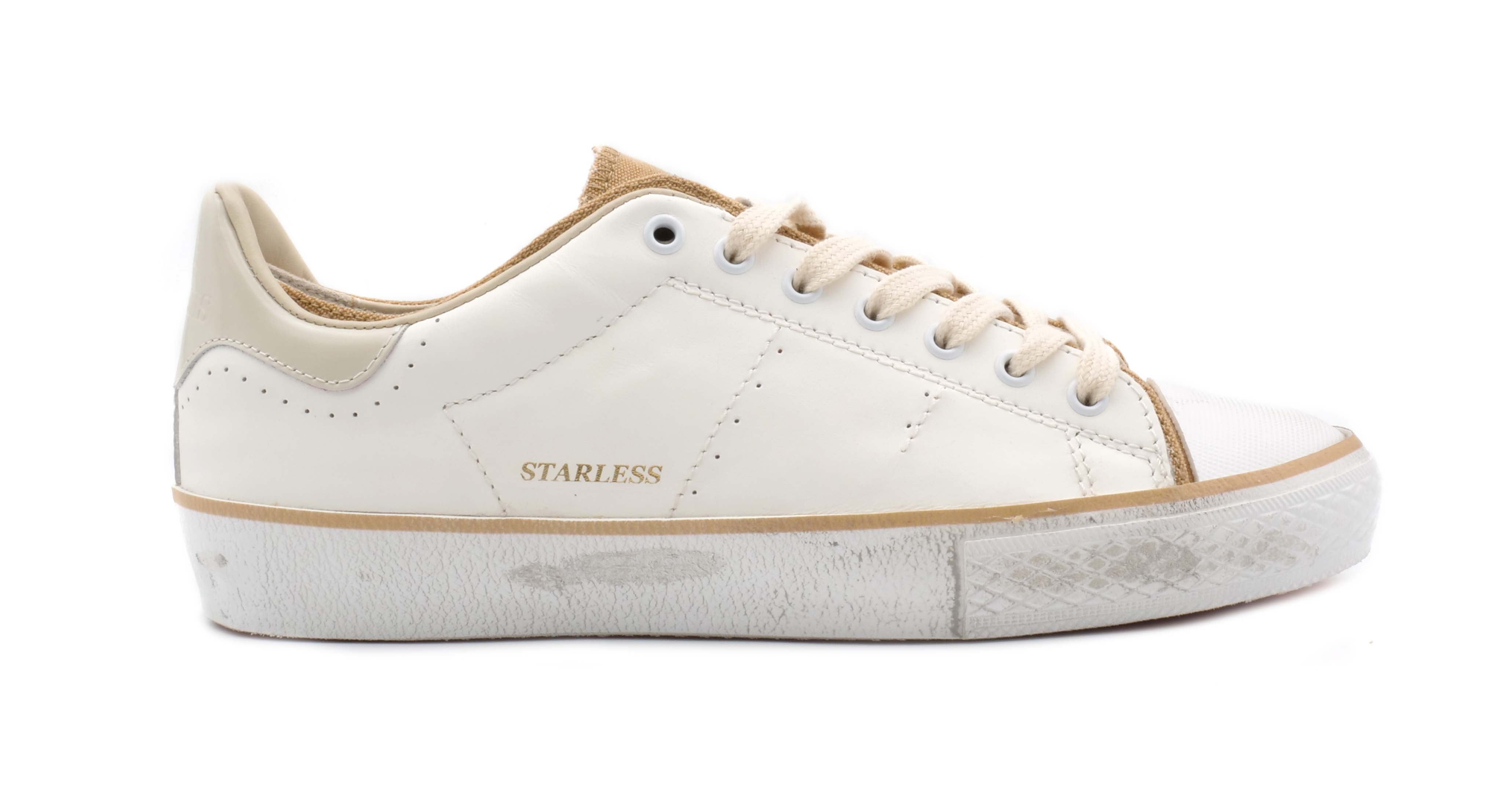 Sneaker HIDNANDER Starless Low - White/Khaki - Sergio Fabbri