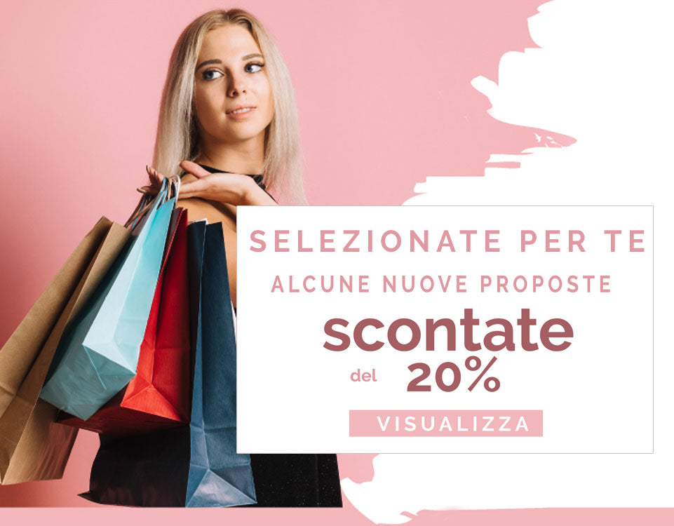 Nuova promozione: sconti del 20% su selezionati brand