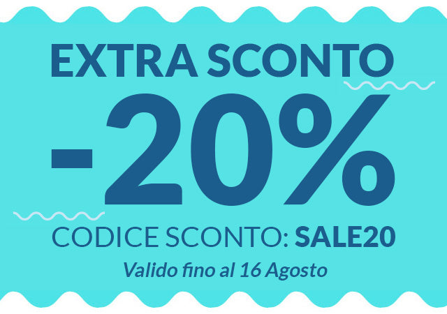 Promozione: codice extra sconto 20%