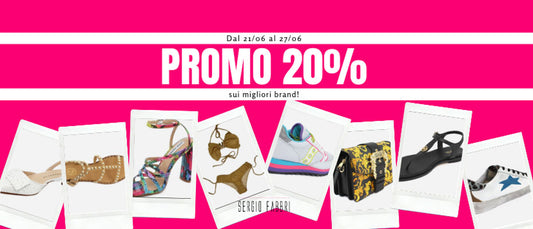 Promozione: -20% su selezionati brand