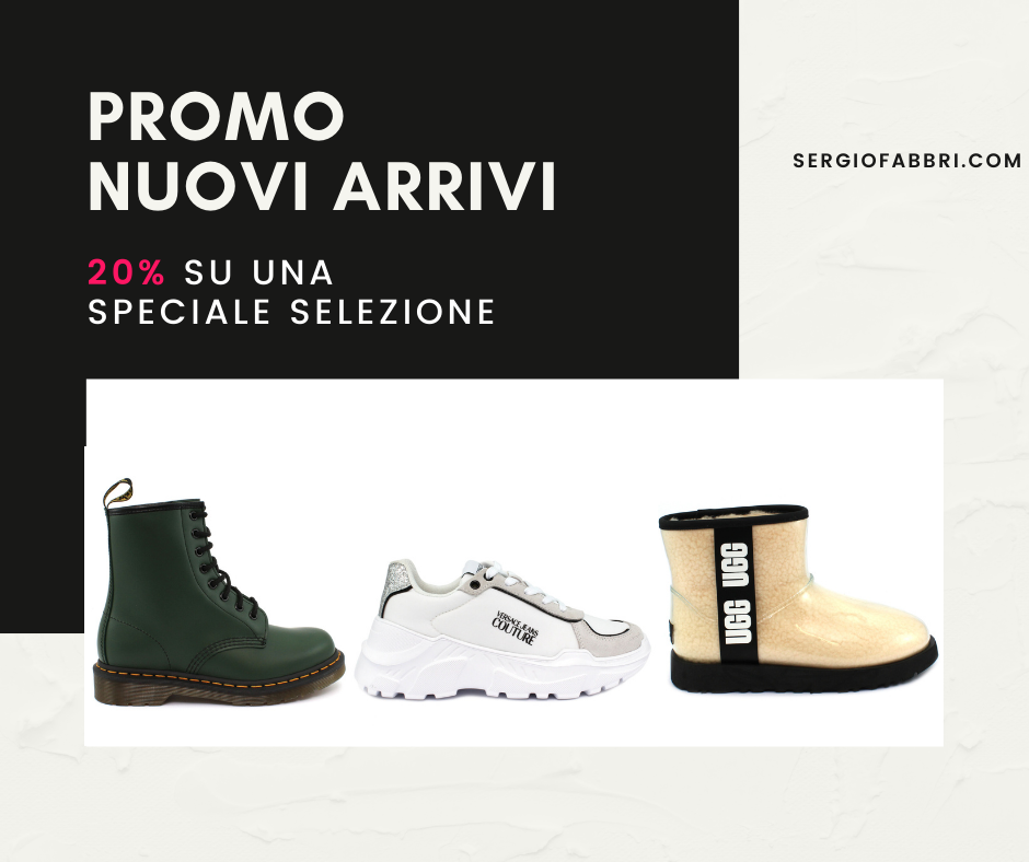Promozione: sconti del 20% su selezionati brand