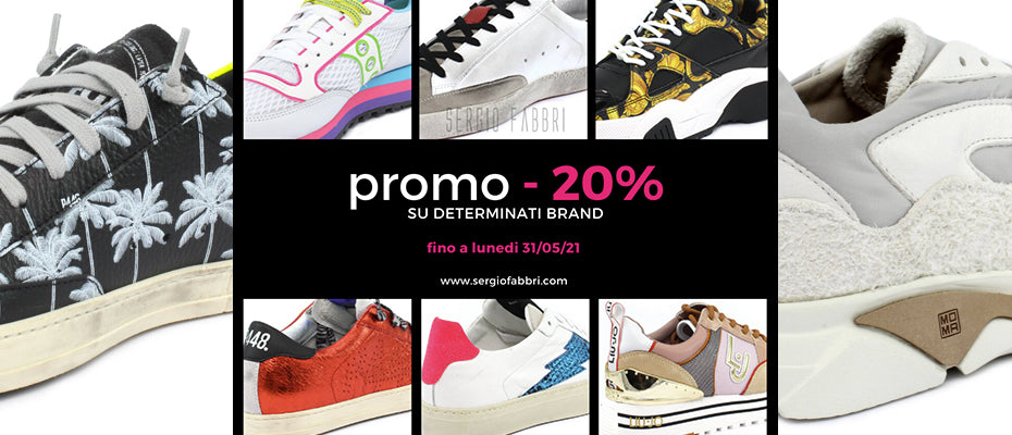 Sneakers in promozione al meno 20%