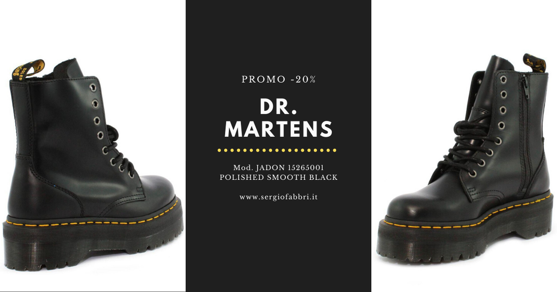 Nuova promozione: -20% su anfibio Dr Martens