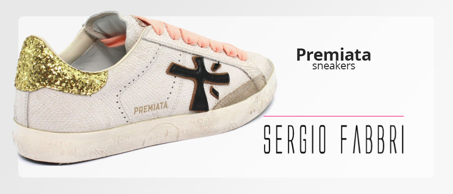 Premiata: la collezione di sneakers su Sergio Fabbri