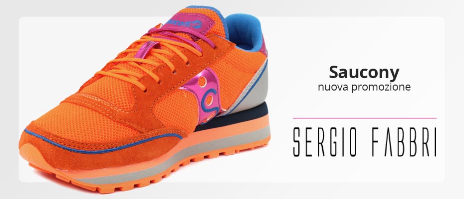 Nuova promozione: -20% su calzature Saucony