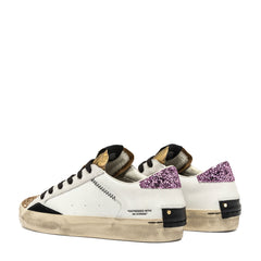 Sneaker CRIME LONDON DISTRESSED 25006 - Bianco/Oro