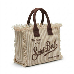 Borsa a mano SAINT BARTH COLETTE 03450L - Beige/Marrone