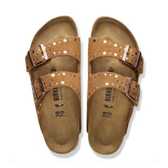 Ciabatta Birkenstock Arizona Suede 1031731 - Rivet Mink