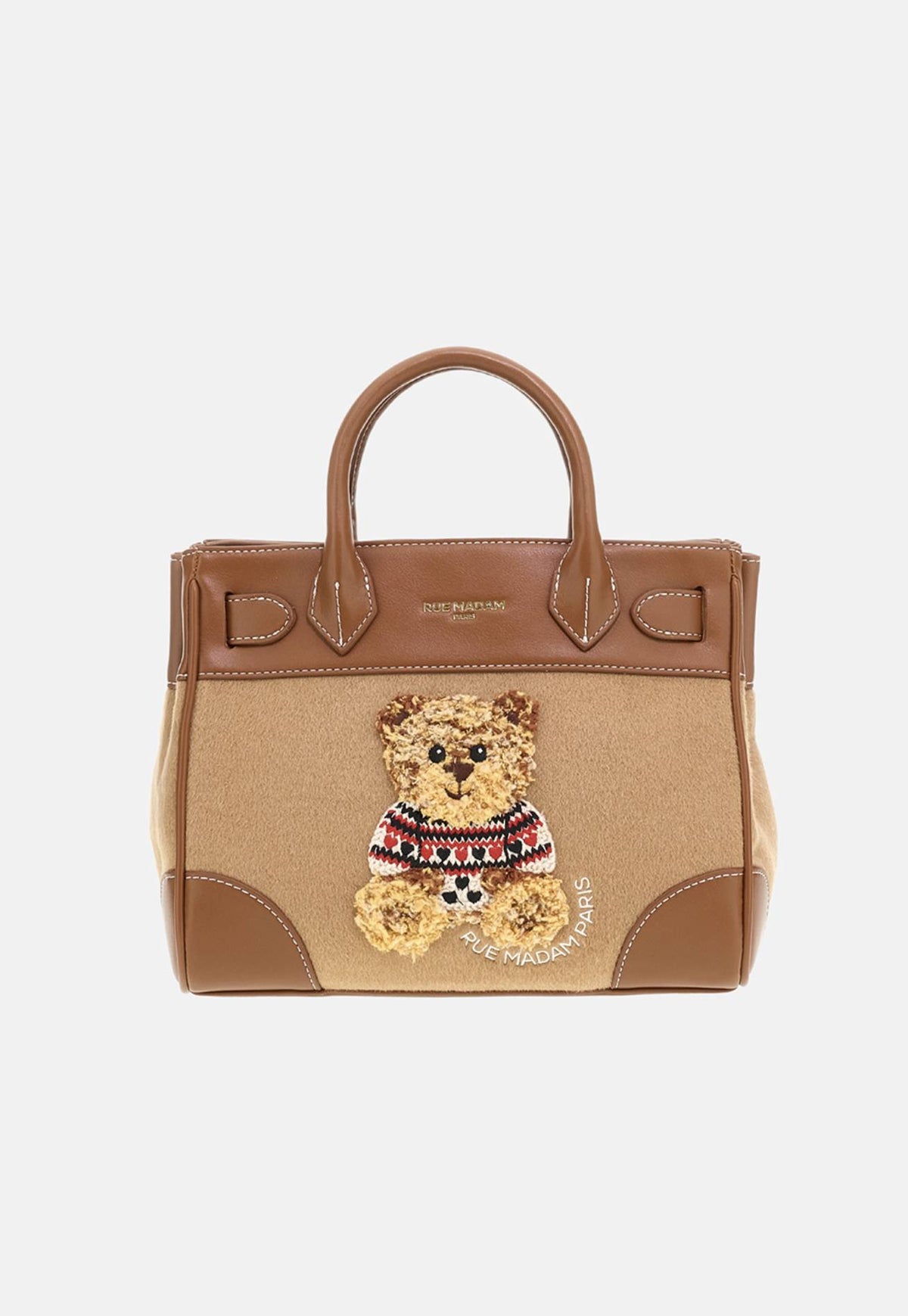 Borsa RUE MADAM MARVIN LOVE MINI TOTE - Camel