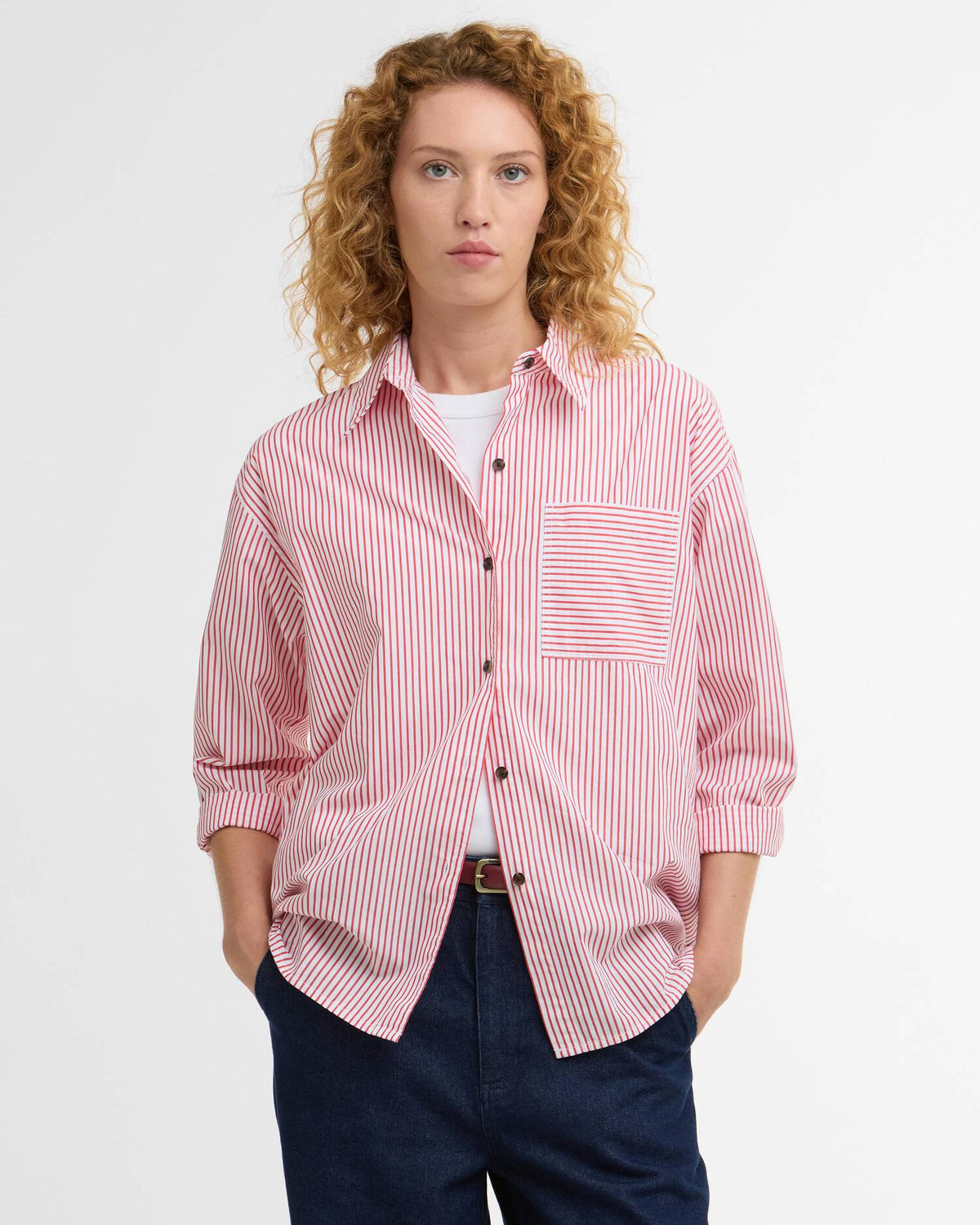 Camicia Polly BARBOUR LSH1740 RE16 - Red Stripe