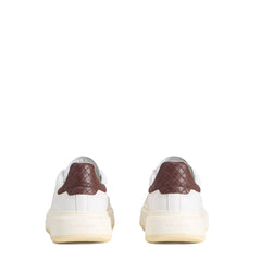 Sneaker WOOLRICH Arrow Calf - Bianco/Testa di moro