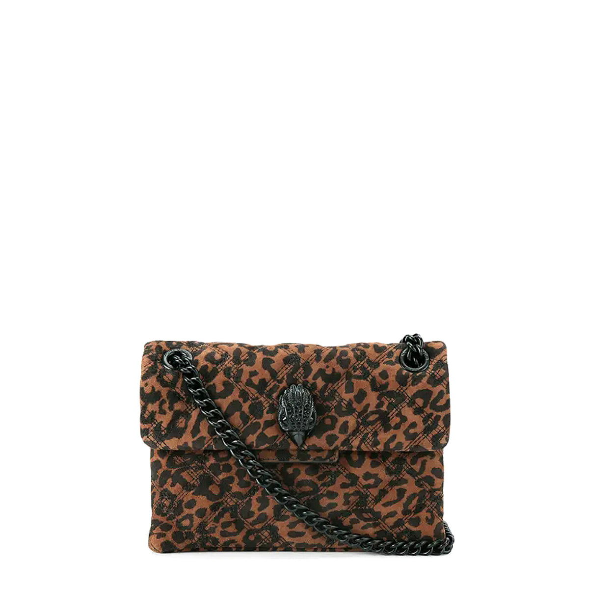 Borsa KURT GEIGER LEATHER MINI KENSINGTON - Brown
