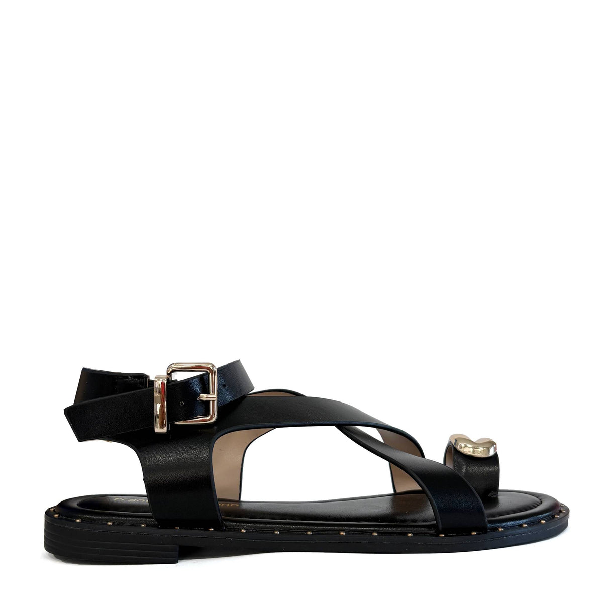 Sandalo basso FRANCESCO MILANO J18-02A - Nero