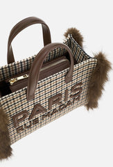 Borsa RUE MADAM MEGEVE TOTE - Pied de poule
