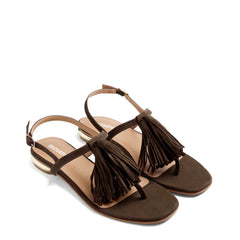 Sandalo frange GIOSEPPO Escanaba - Brown