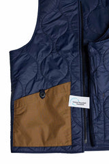 Gilet MANIFATTURA CECCARELLI 6920 - Navy/Tan