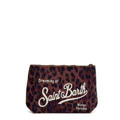 Pochette SAINT BARTH ALINE - Dark Leopard 00006I