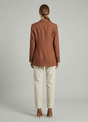 Giacca doppiopetto GAELLE PARIS GAABW10023 - Marrone