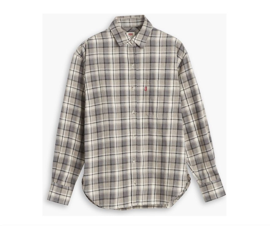Camicia Flanella LEVI'S Western Harlie 003OZ-0005 - Noel Plaid Grey