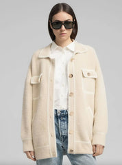 Cardigan Fuzzy REPLAY DK3914.000.G23908. 010 - Beige