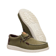 Sneaker HEY DUDE Wally Braided 40003 - Burnt Olive