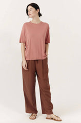 T-shirt ARTLOVE SUZIE - Terra