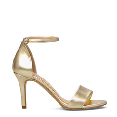 Sandalo con tacco OVYE' LF934003 - Platino