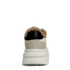 ASH IMPULS FUR sneaker - White/Black