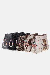 Pochette RUE MADAM RM WINTER CLUTCH - Wild Leopard