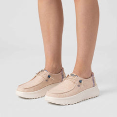 Sneaker HEY DUDE Wendy Peak Chambray Woven 41946 - Tan