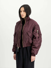 Giubbotto ALPHA INDUSTRIES MA-1 Cropped - Dark Cherry
