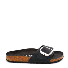 Slipper BIRKENSTOCK MADRID Big Buckle Oiled - BLACK 1006523