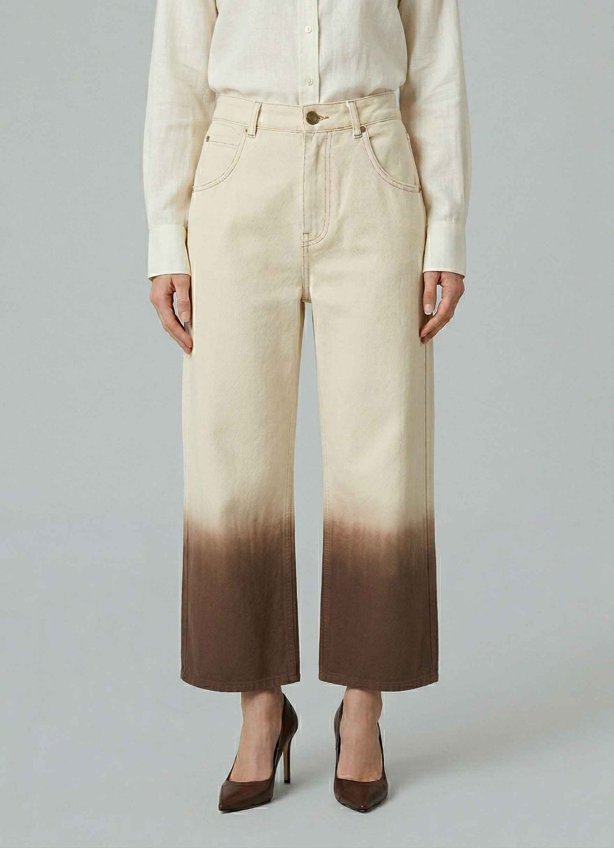 Jeans Boy GAELLE GAABW09524 - Bianco Sfumato