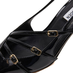Slingback STEVE MADDEN LIANA - Black Patent