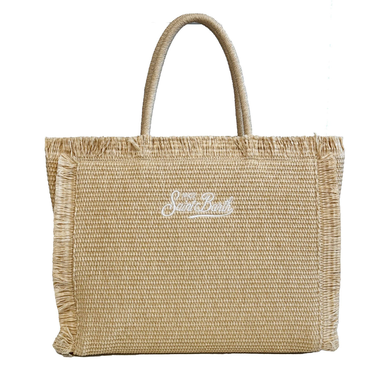 Borsa a spalla SAINT BARTH VANITY STRAW N - 11 Essential Emb 06521H