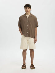 Bermuda denim SELECTED 16099980 - Ecru