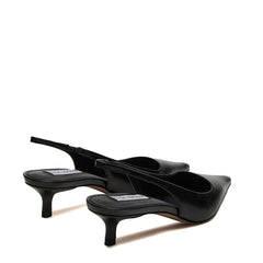 Slingback STEVE MADDEN KARI - Black Leat