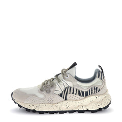 Sneaker FLOWER MOUNTAIN YAMANO 3 U - Animalier White/Black