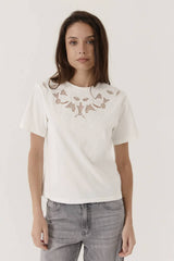 T-shirt ARTLOVE CELYSIA - Cream