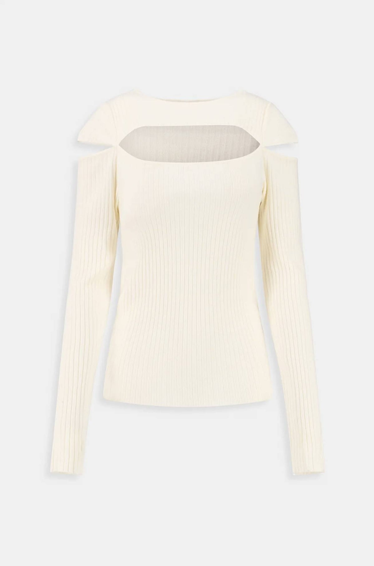 Maglia in costina WEILI ZHENG LT10 - White