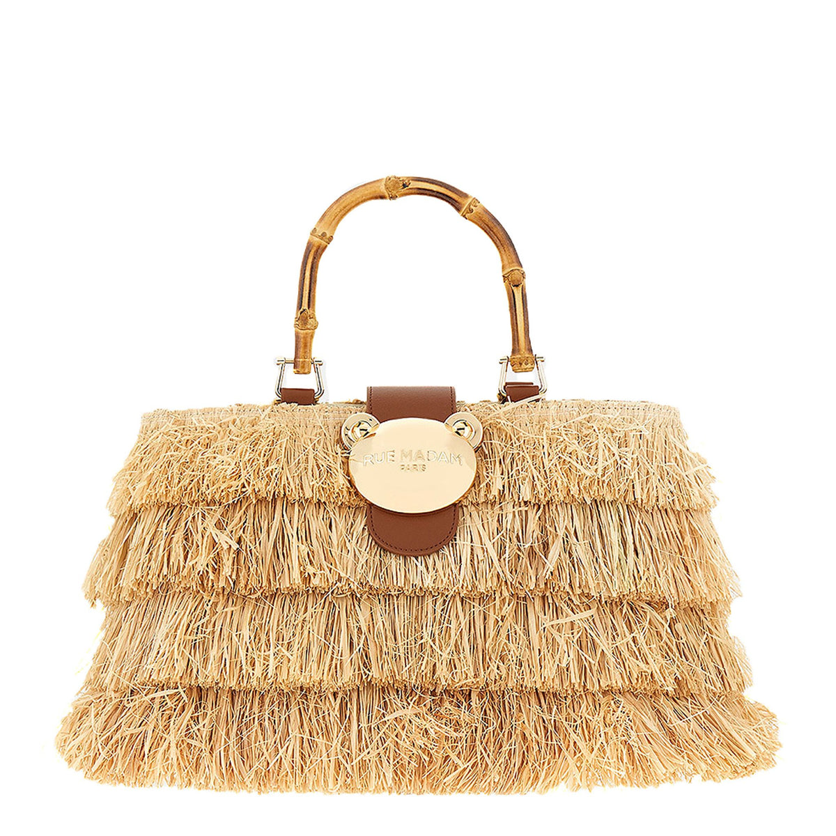 Borsa a mano RUE MADAM Riad Fringes Basket - Natural